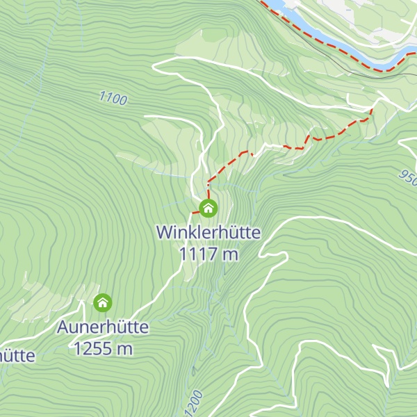 Map of Winklerhütte