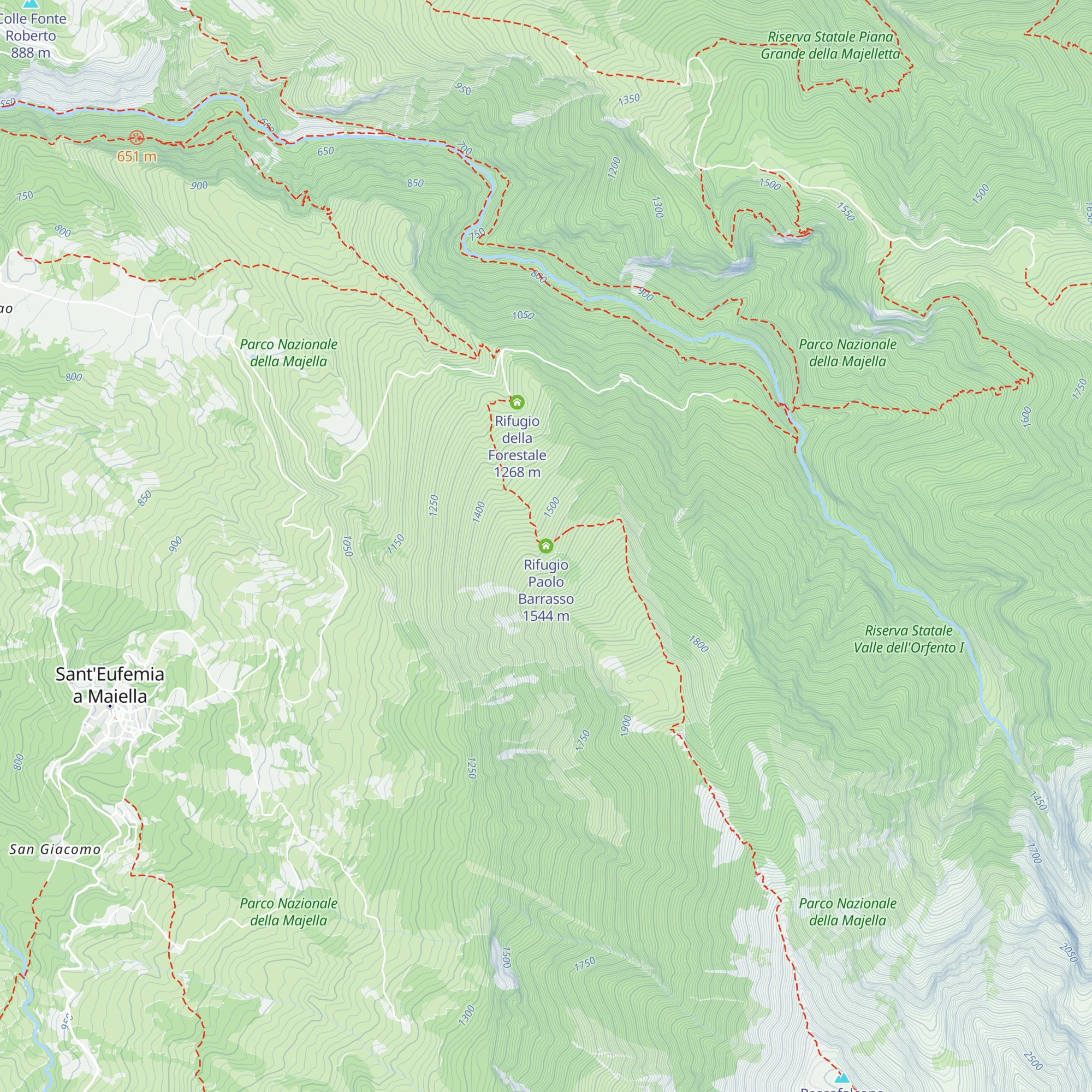 Rifugio Paolo Barrasso map