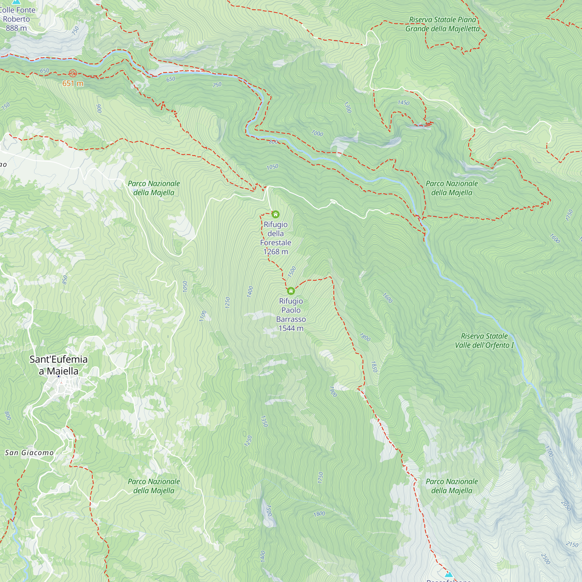 Rifugio Paolo Barrasso map