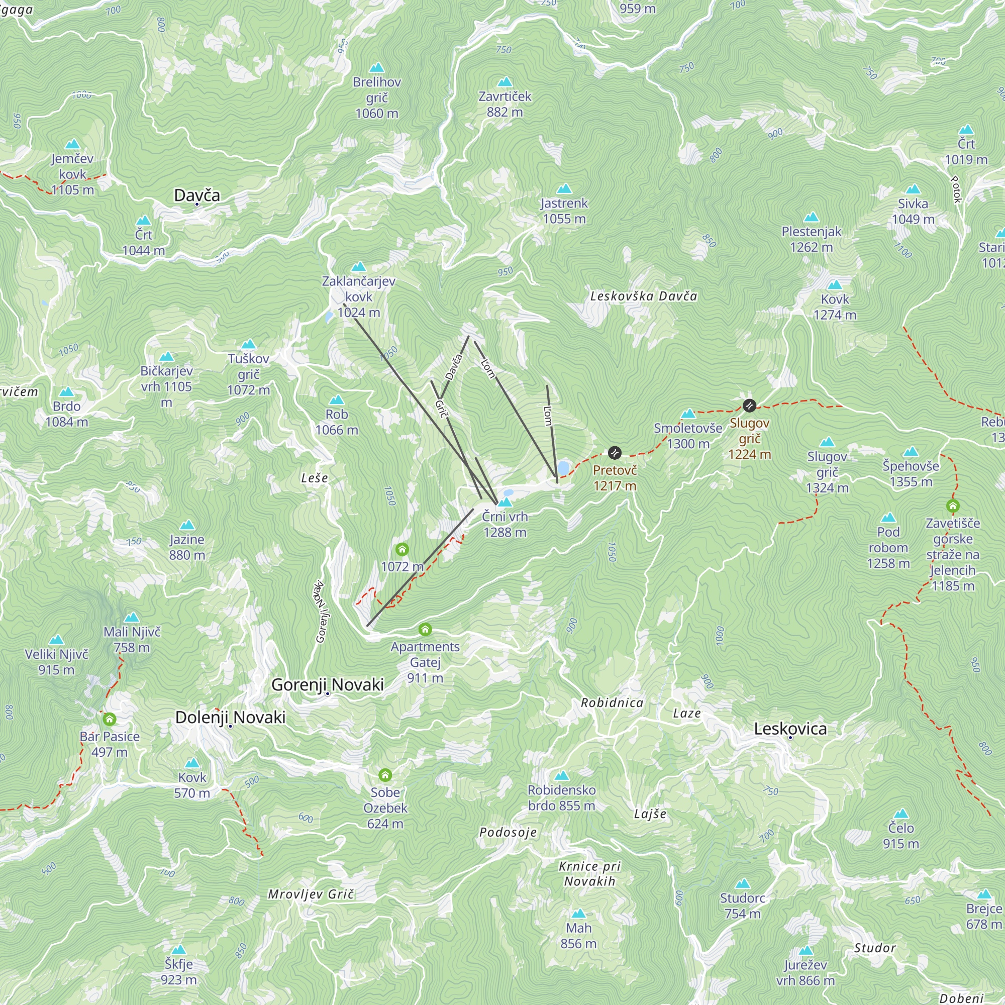 Reševalna služba map