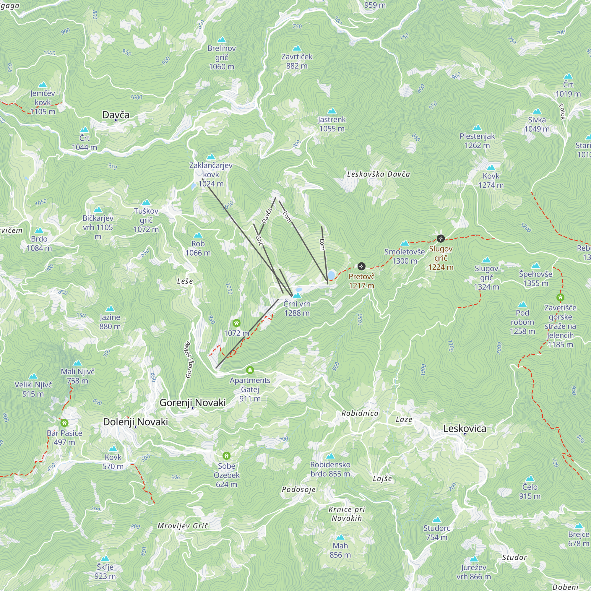 Reševalna služba map