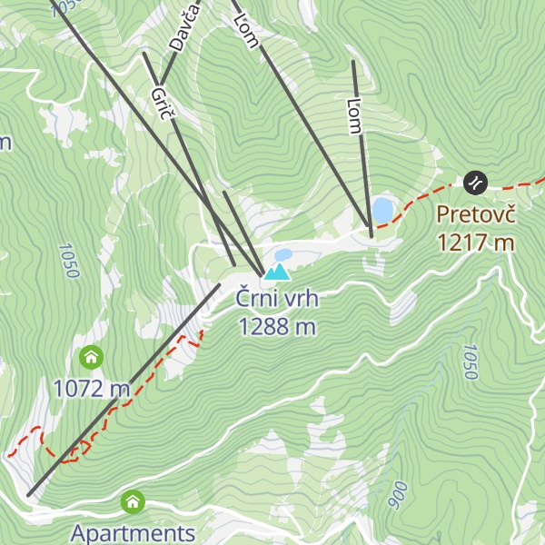 Map of Reševalna služba