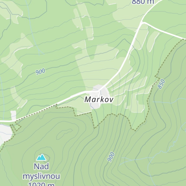 Map of Markov [Křišťanov] outlook p.