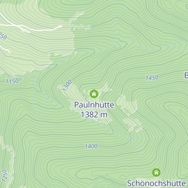 Map of Paulnhütte