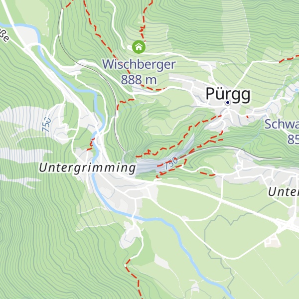 Map of Burgstall