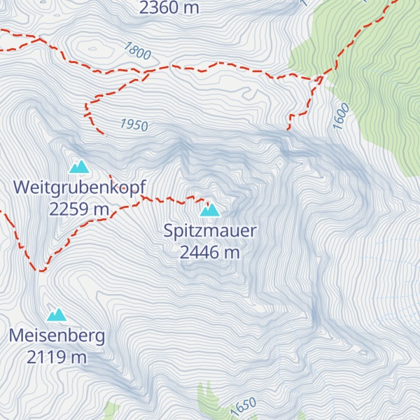 Map of Spitzmauer