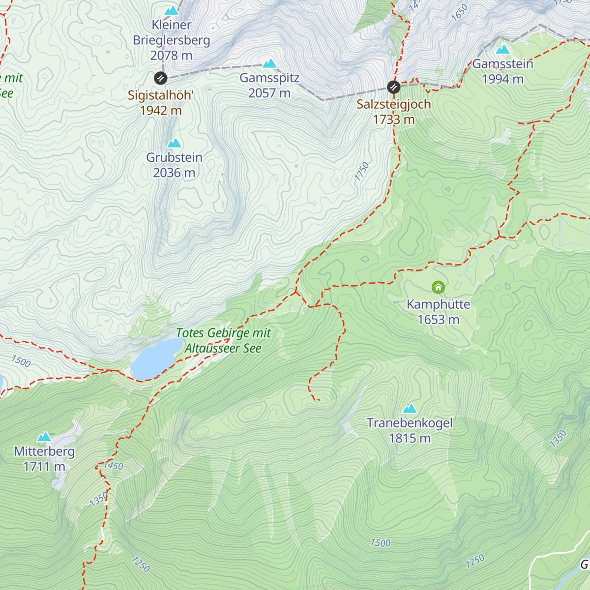 Wiadahoamhütte map
