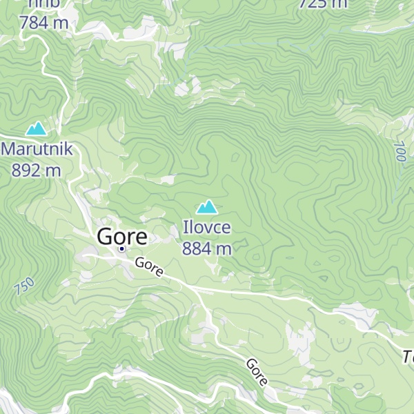 Map of Ilovce