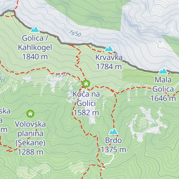 Map of Mokotova bajta
