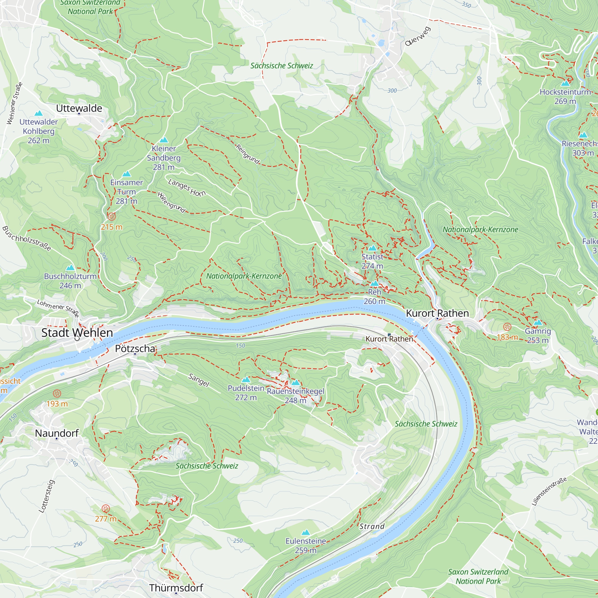 GutsMuths-Hütte map