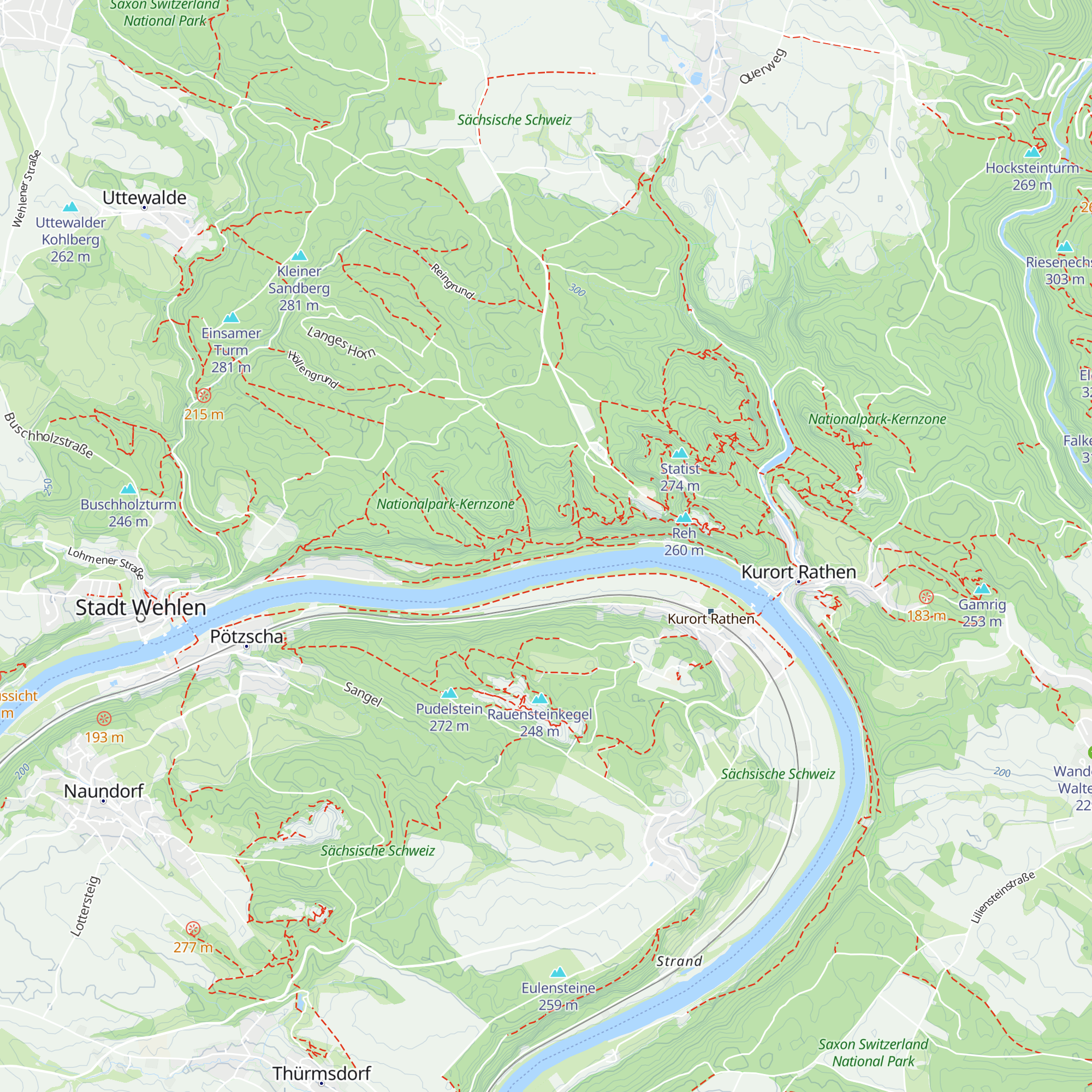 GutsMuths-Hütte map