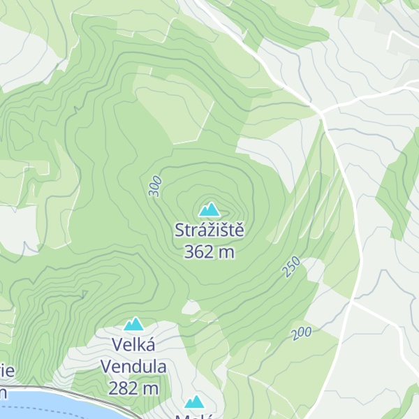 Map of Strážiště