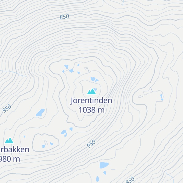 Map of Jorentinden