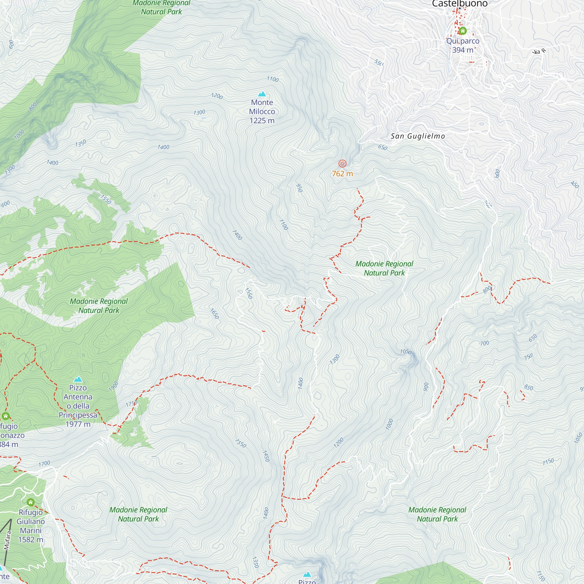 Rifugio Morici map