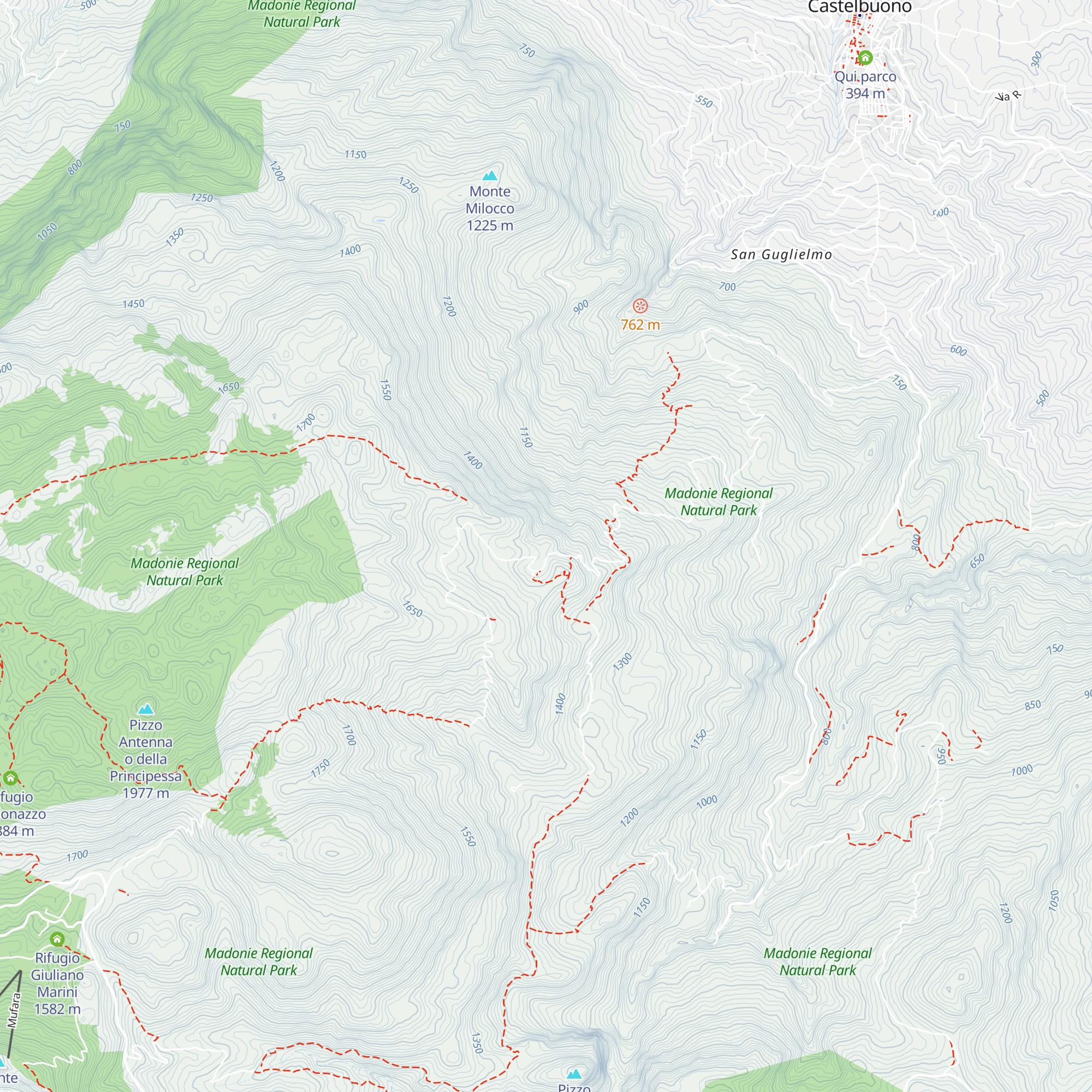 Rifugio Morici map