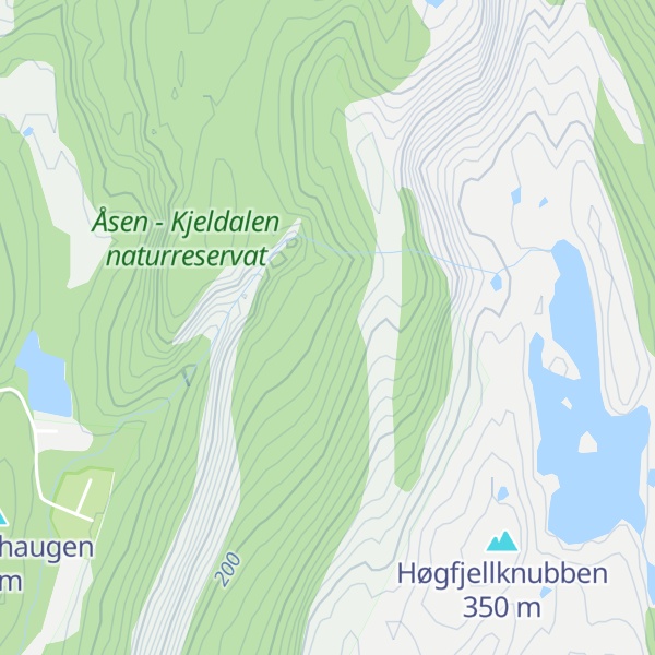 Map of Hestfjellet