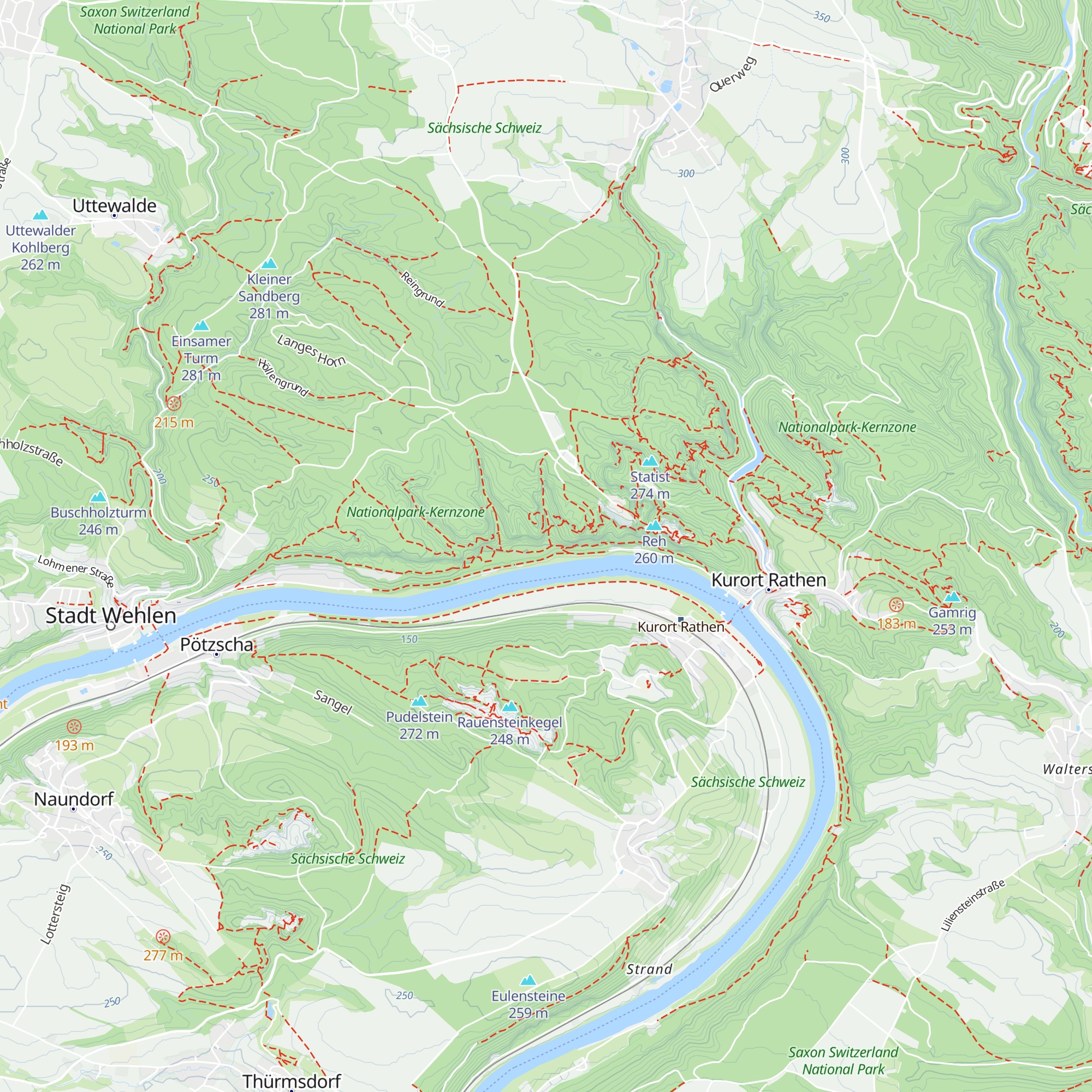 Turnvater Jahn Hütte map
