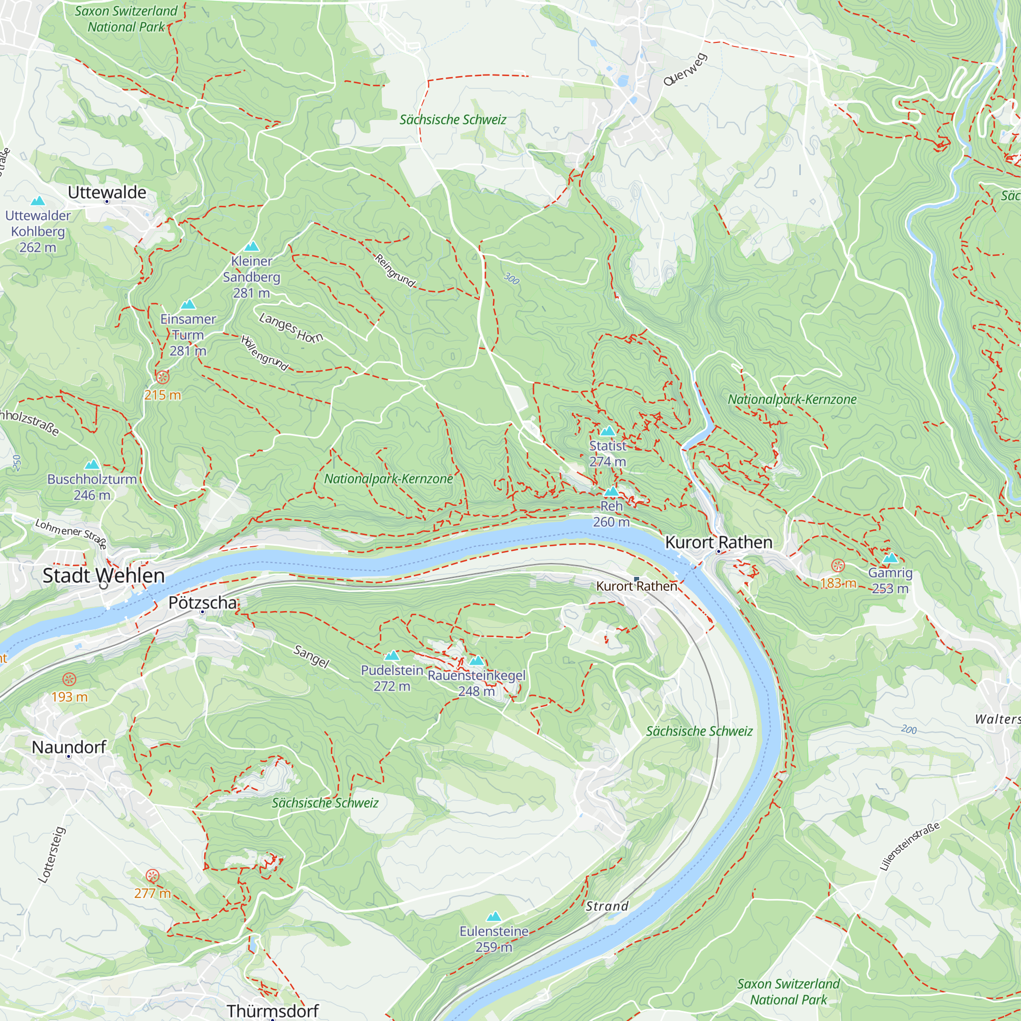 Turnvater Jahn Hütte map
