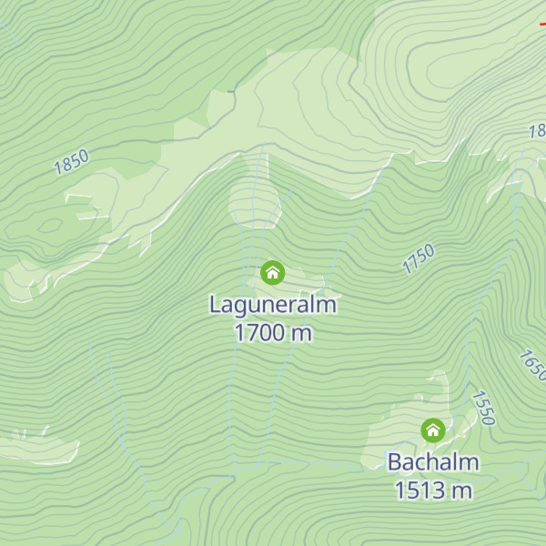 Map of Laguneralm