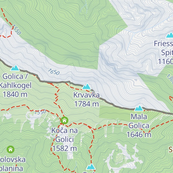 Map of Krvavka