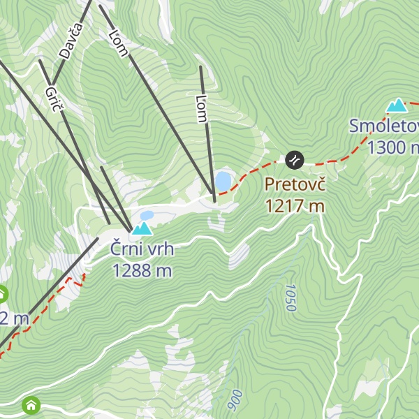 Map of Cerkno
