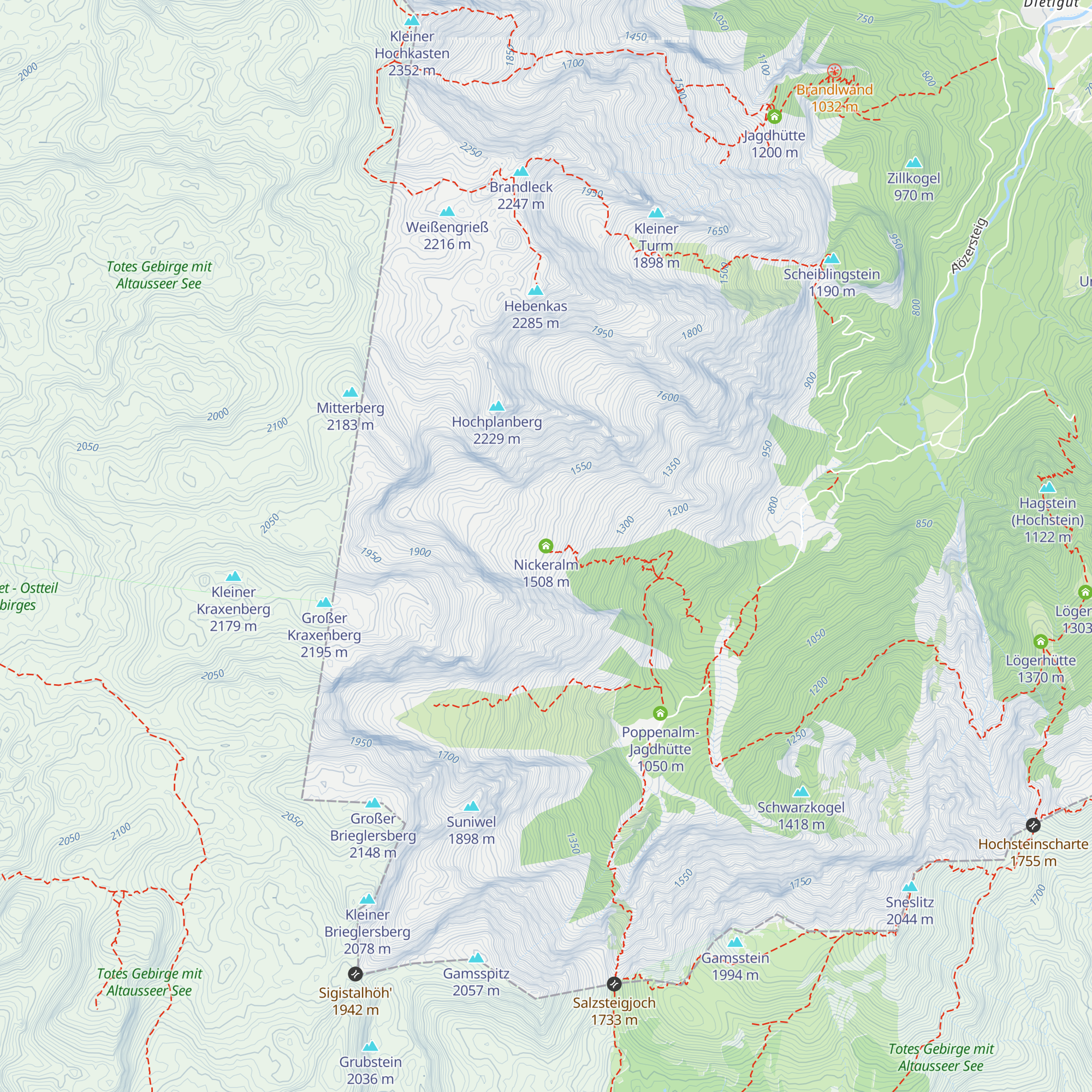 Nickeralm map