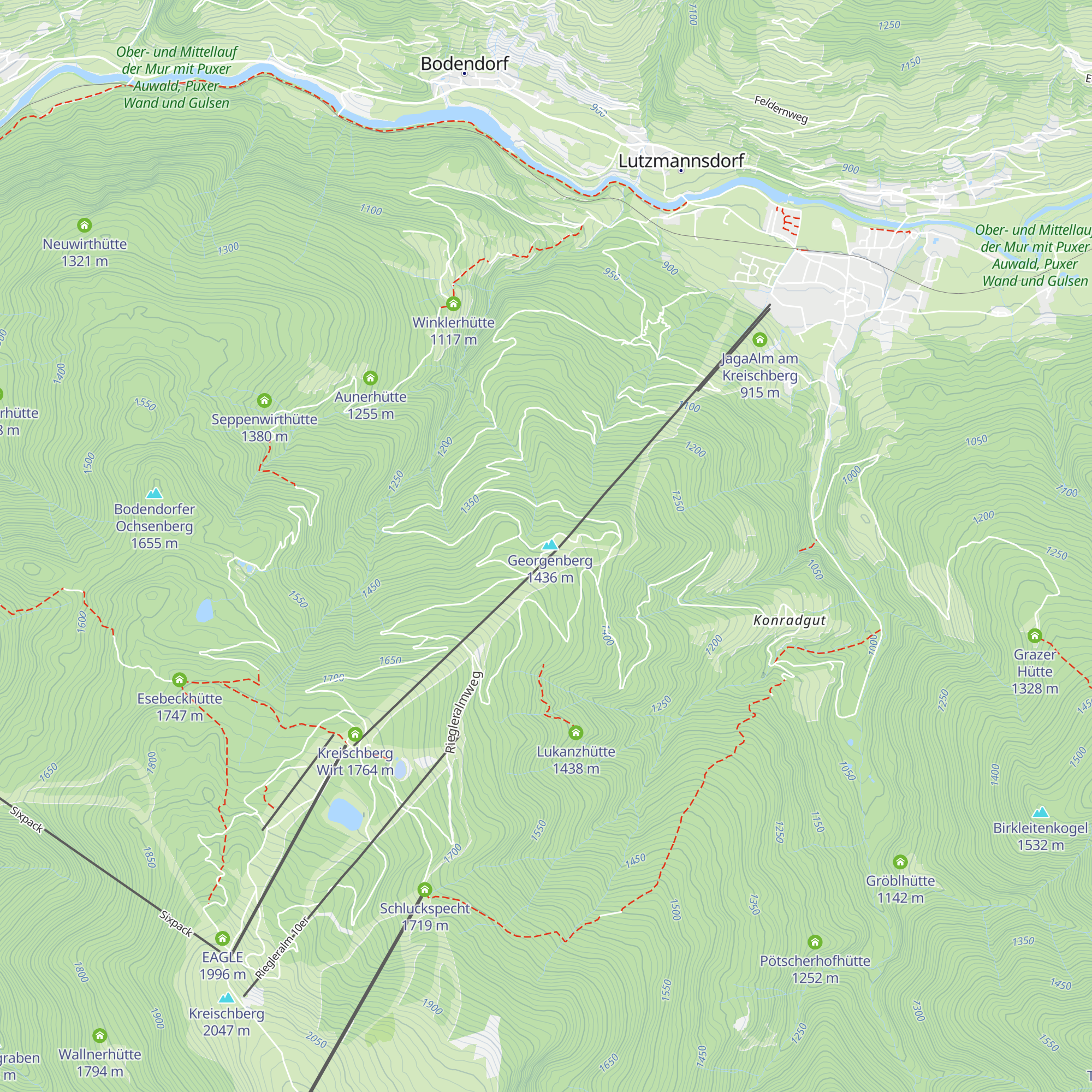 Edelweißhütte map