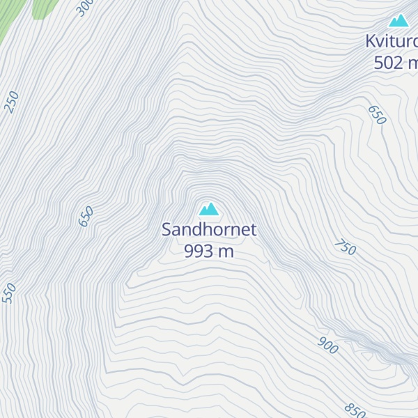 Map of Sandhornet