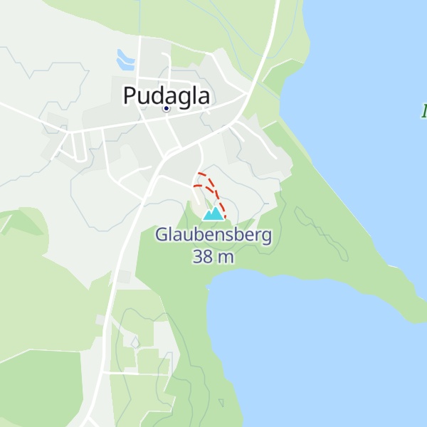 Map of Glaubensberg