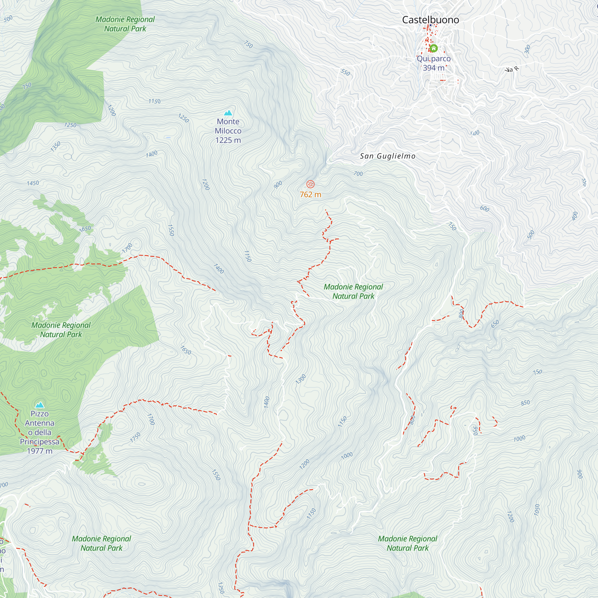Rifugio Crispi map