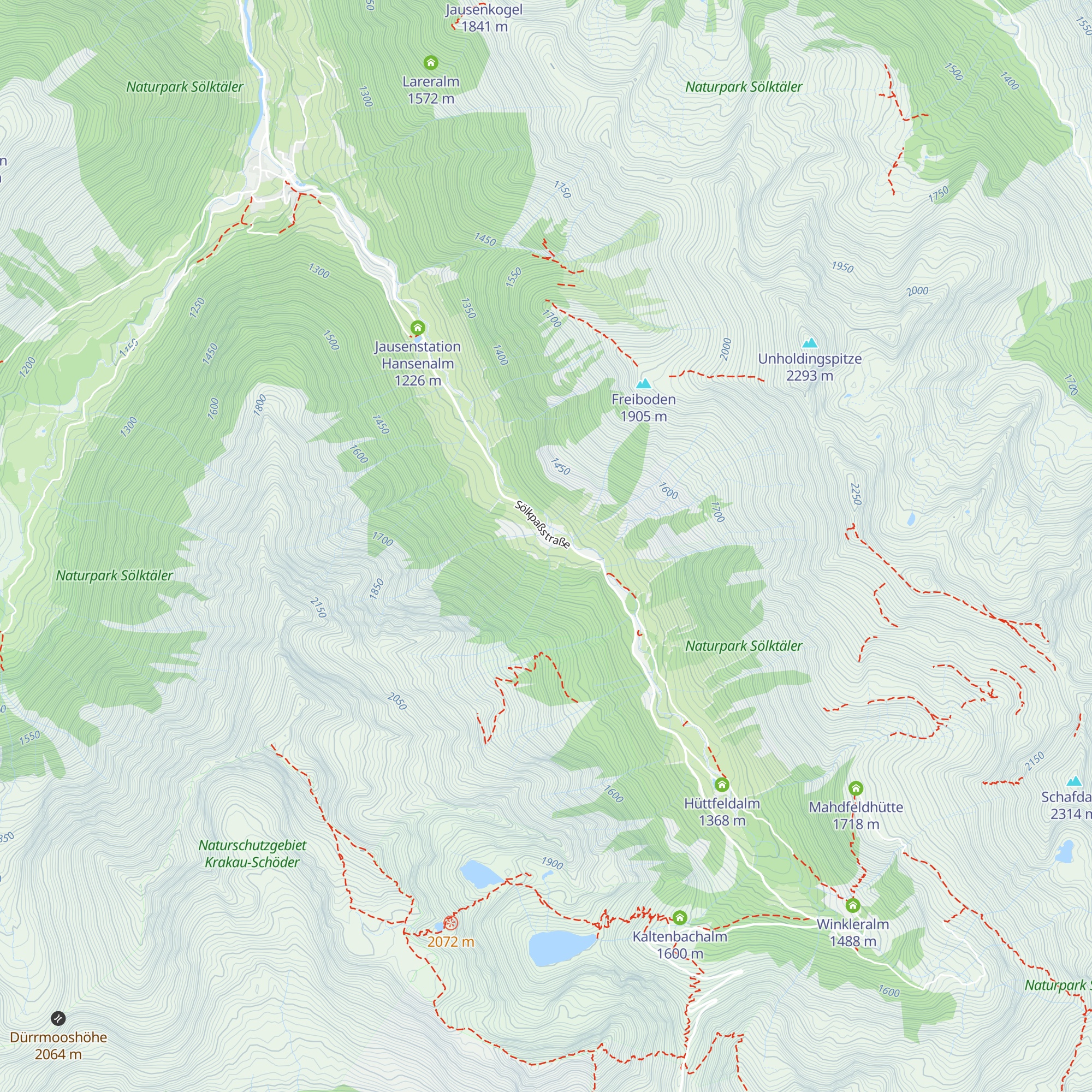 Mautneralm map