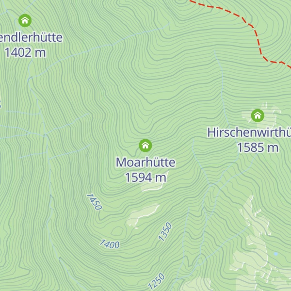 Map of Moarhütte