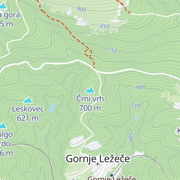 Map of Črni vrh