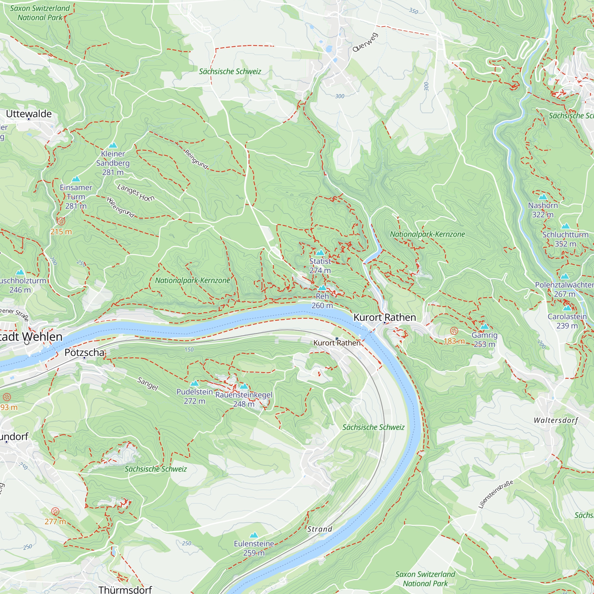 Kurt Heinicke Hütte map