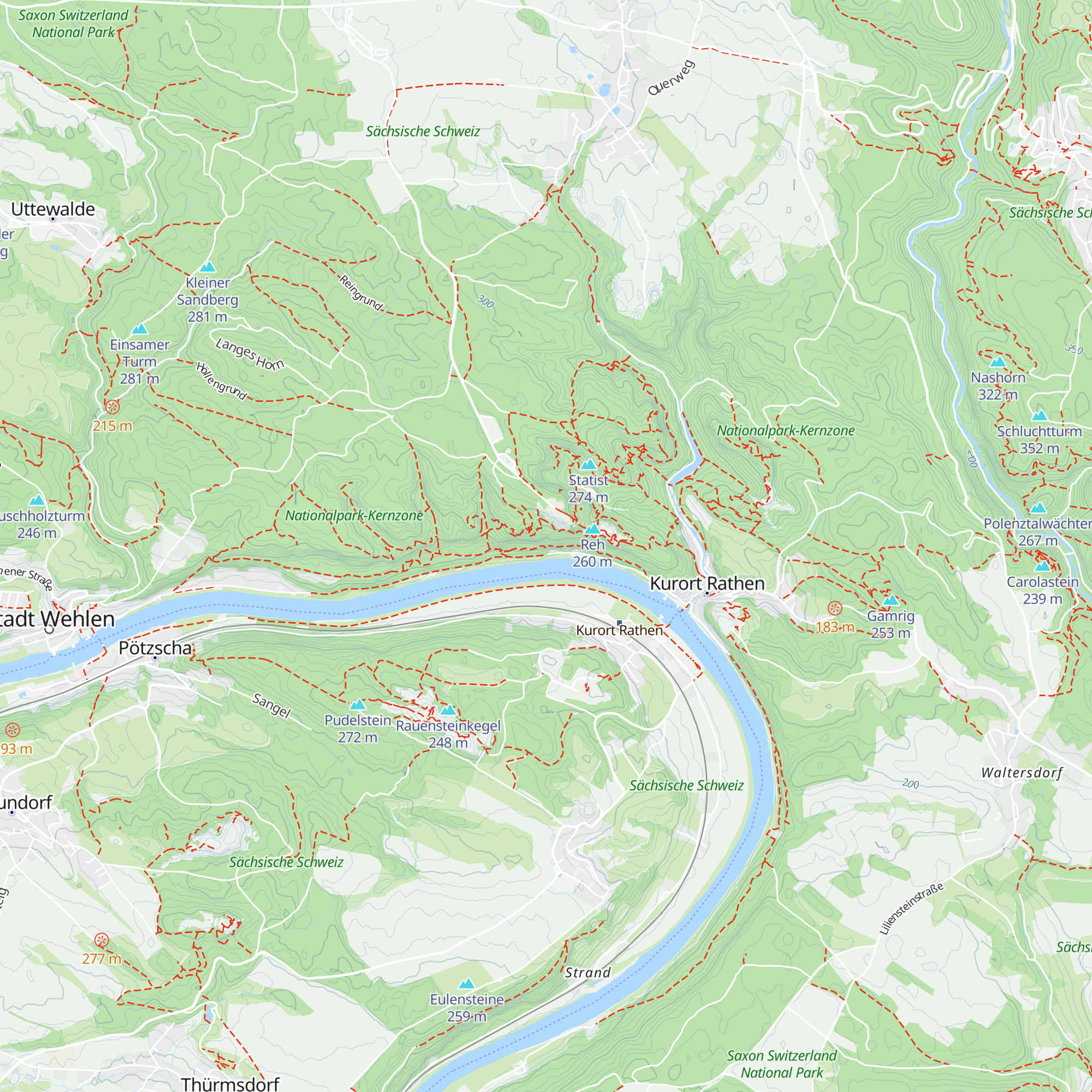 Kurt Heinicke Hütte map