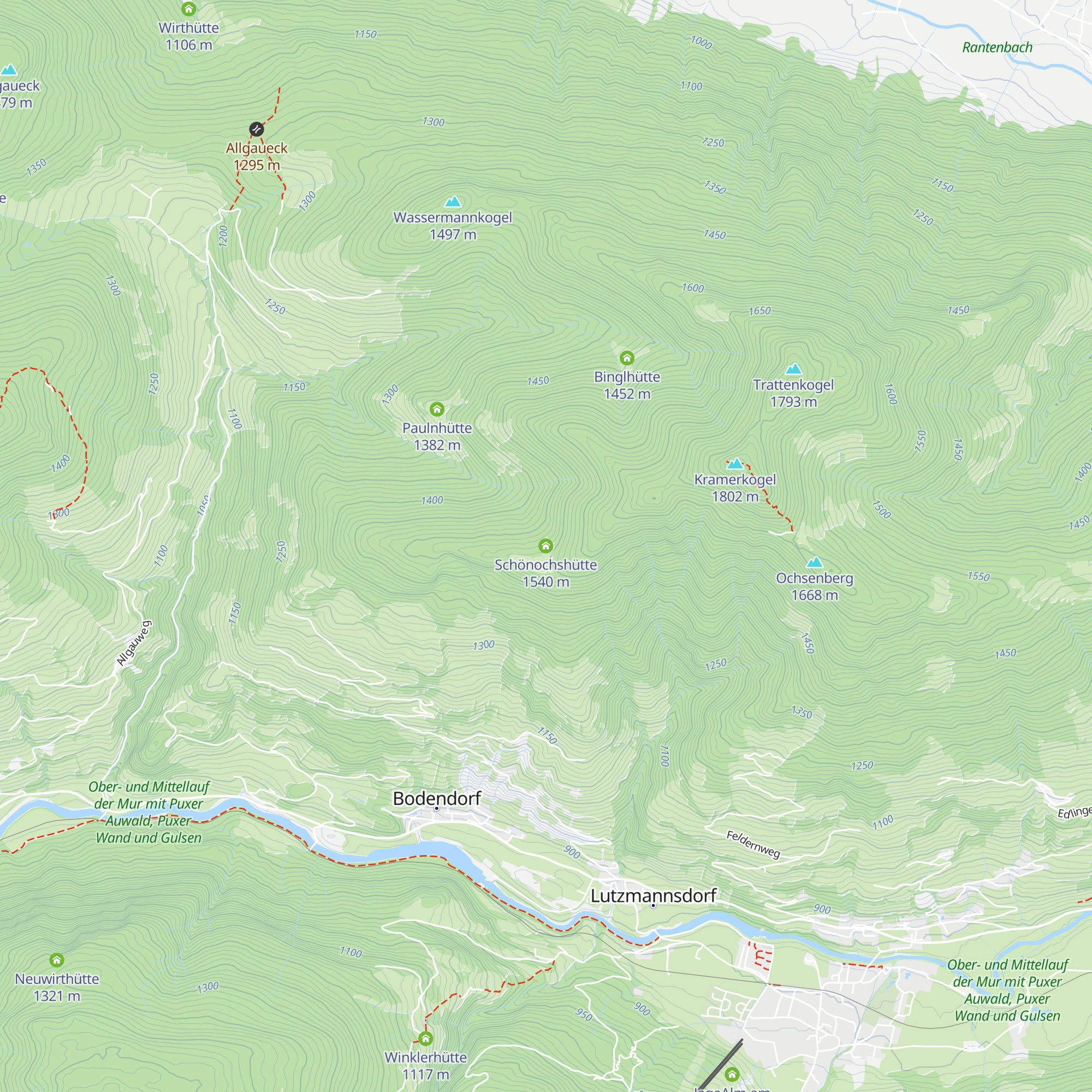 Schönochshütte map