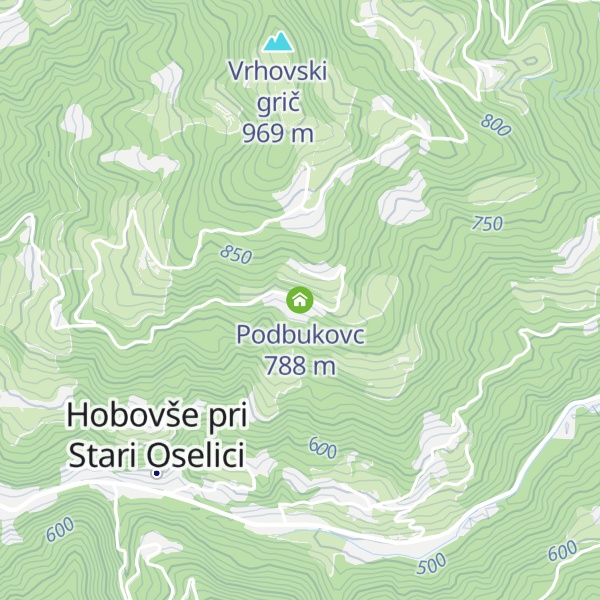 Map of Podbukovc