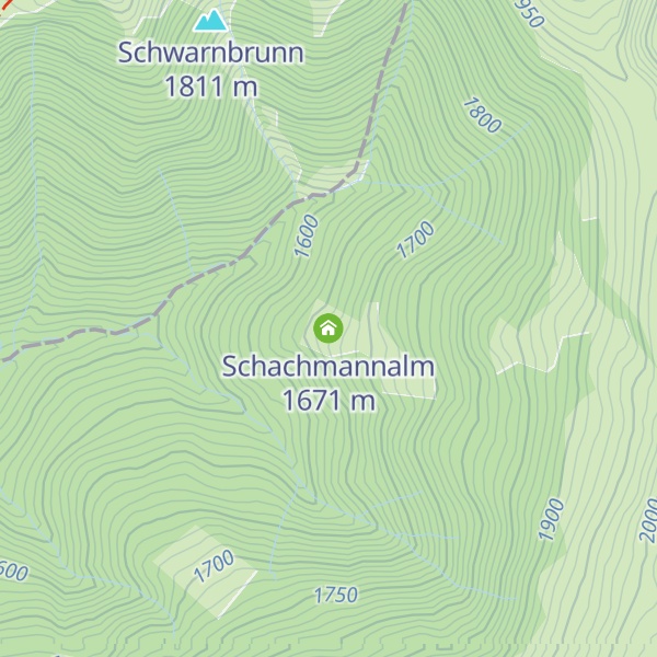 Map of Schachmannalm