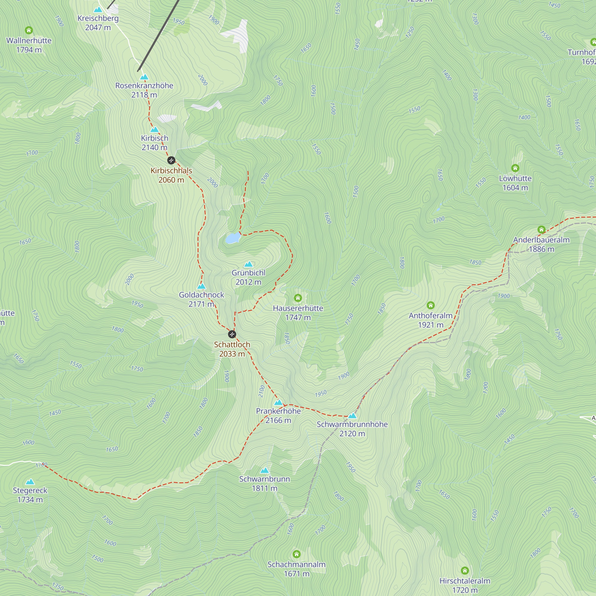 Hausererhütte map