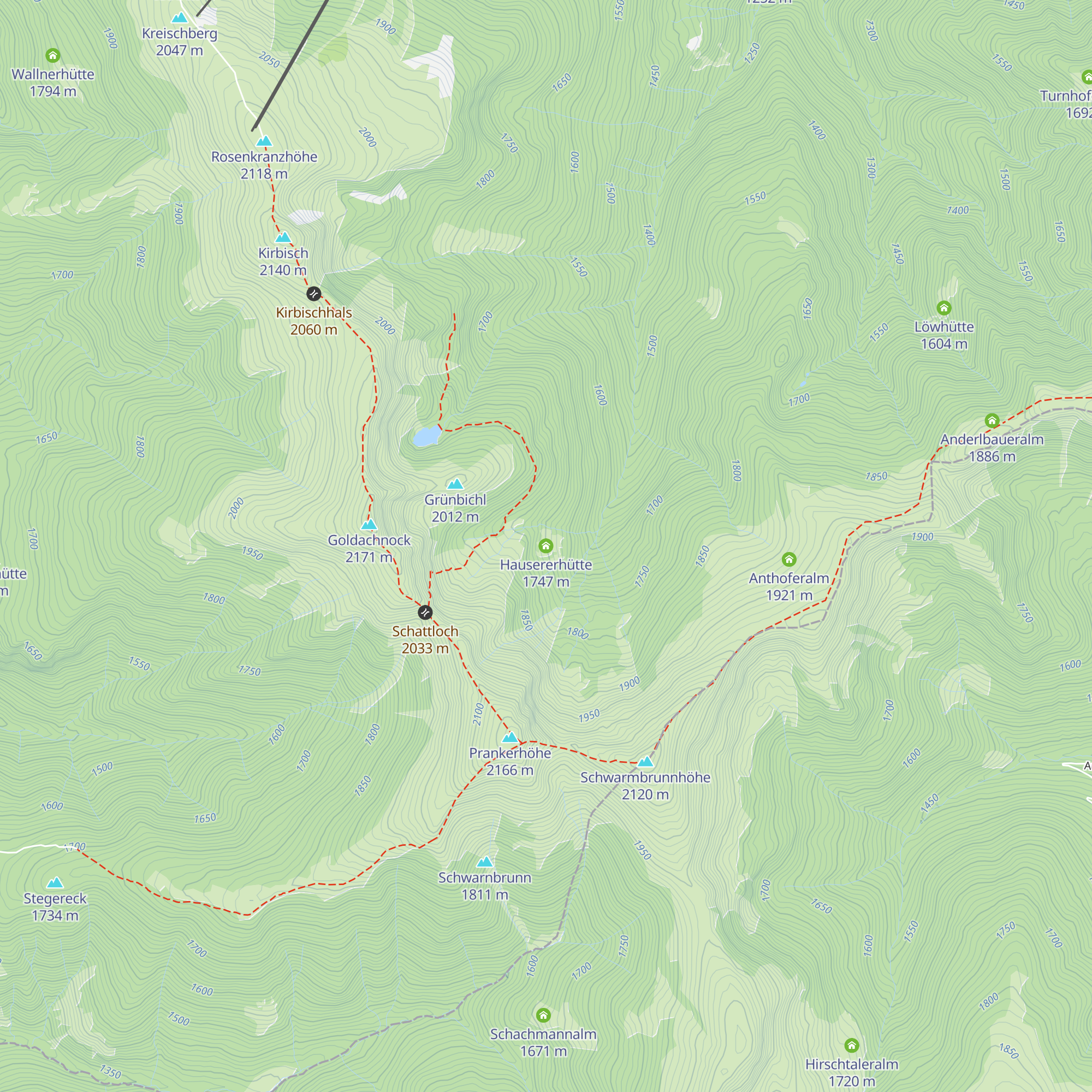 Hausererhütte map