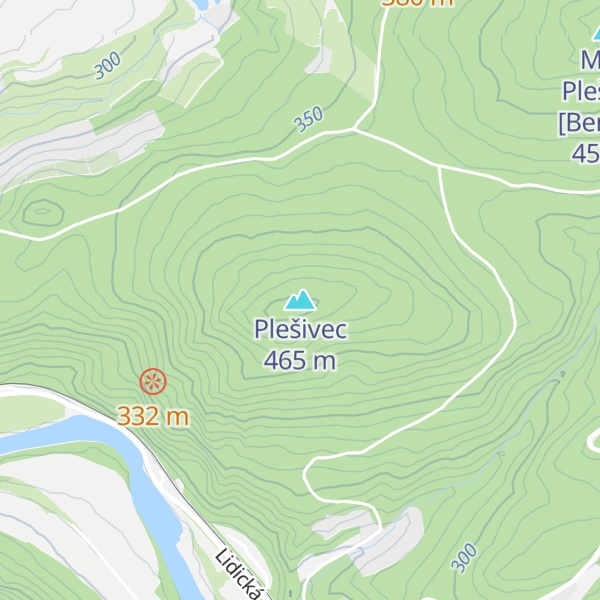 Map of Plešivec