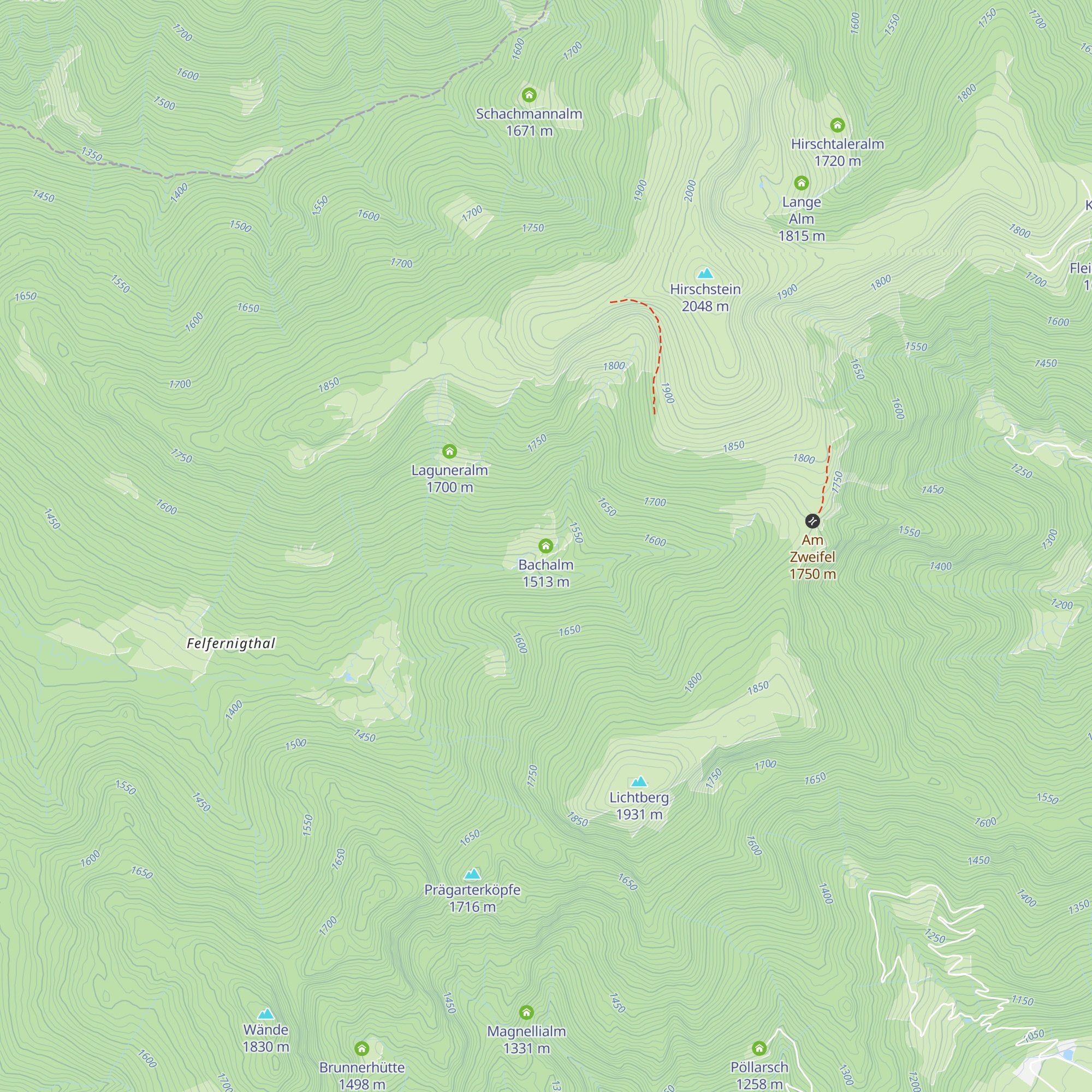 Bachalm map