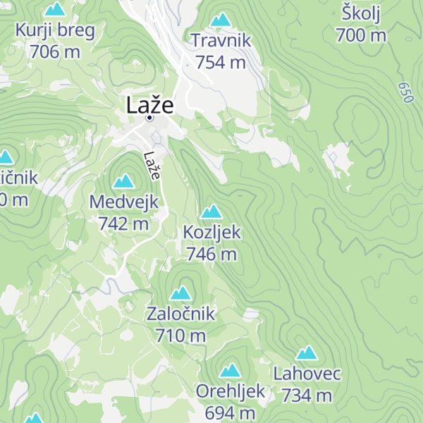 Map of Kozljek