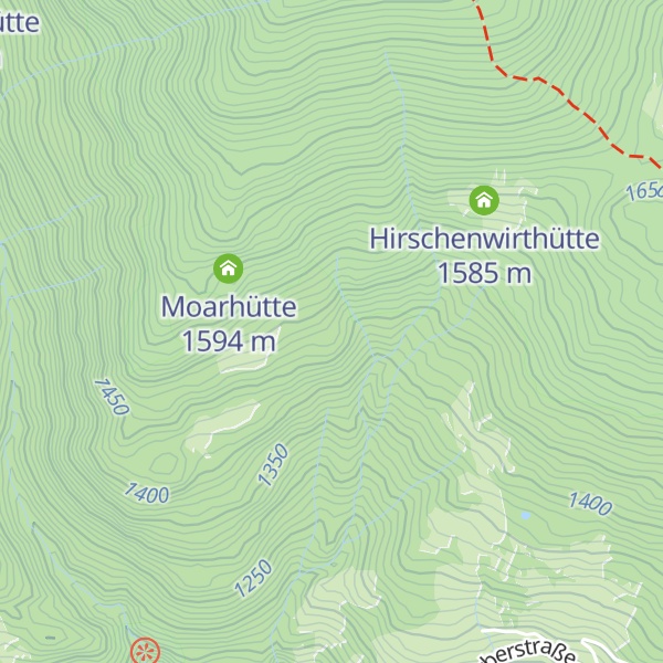 Map of Prodlhütte