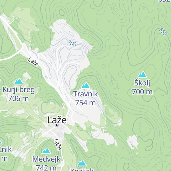 Map of Travnik
