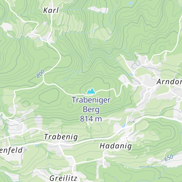 Map of Trabeniger Berg