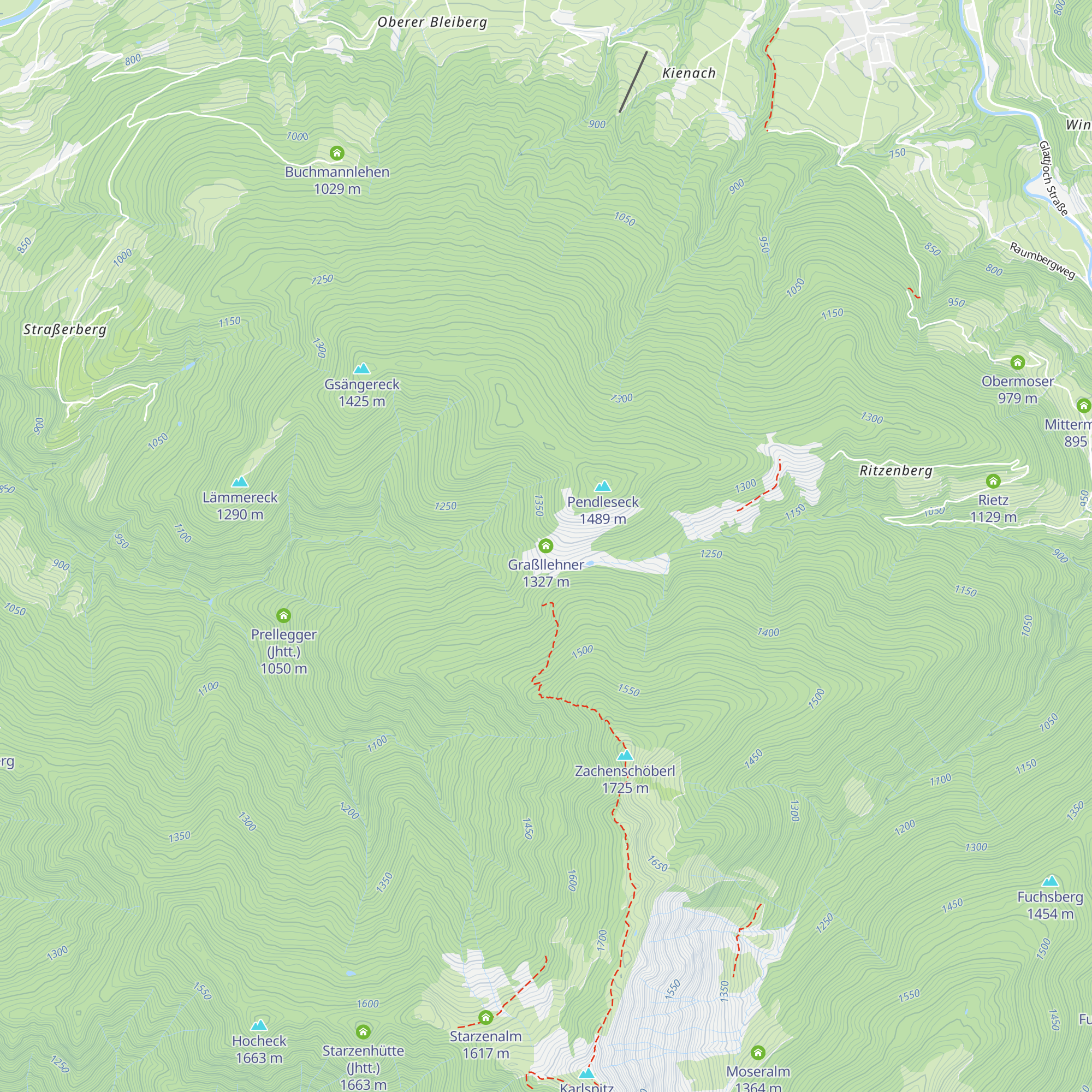 Graßllehner map