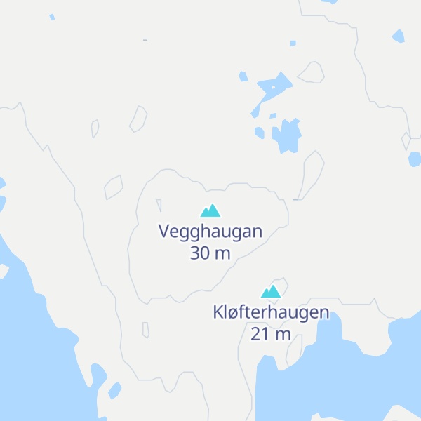 Map of Vegghaugan