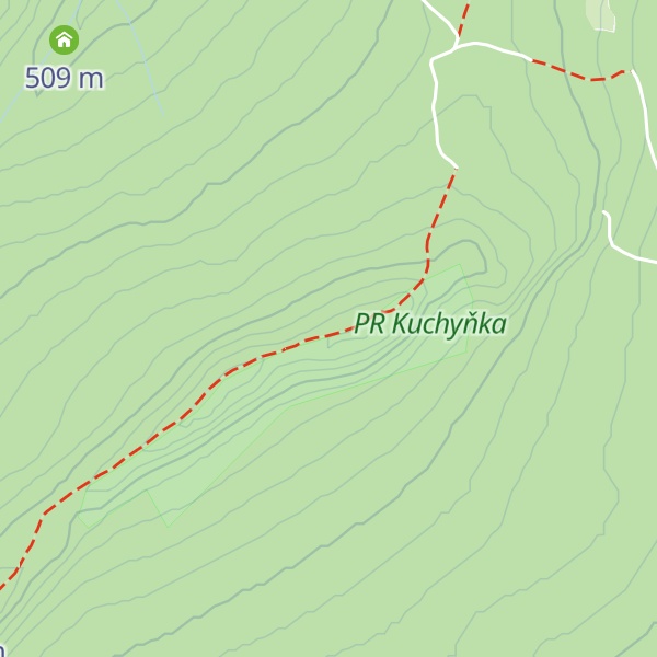 Map of Kuchyňka