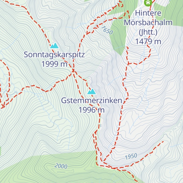 Map of Gstemmerzinken